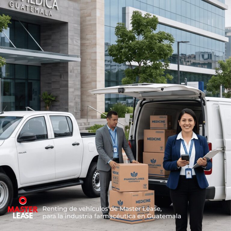 Flota de vehículos Master Lease en renting para empresas farmacéuticas en Guatemala